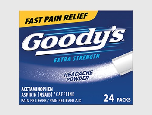 Goody's Back and Body Pain Relief Powder, Dissolve Packs, 24 Individual  Packets