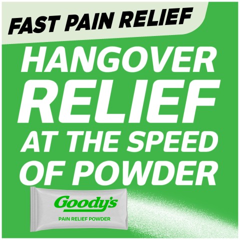 Goody's relieves pain.