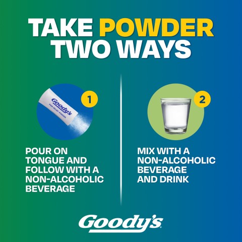 take Goody's 2 ways