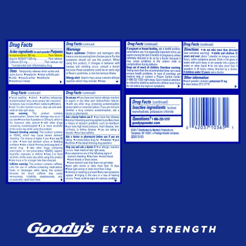 Goody's® Extra Strength Headache Powder BOp